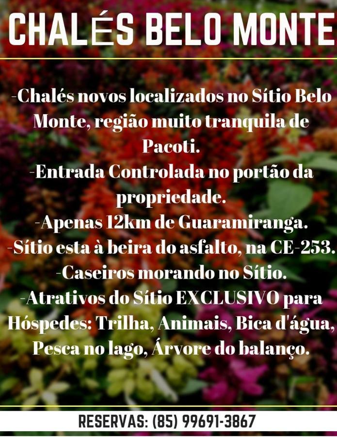 Chale Suico - Chales Belo Monte - Sitio Belo Monte Pacoti Bagian luar foto